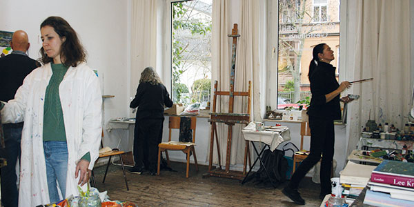 Teilnehmer im Mal- Zeichenkurs Kassel - bei Michael Evers 